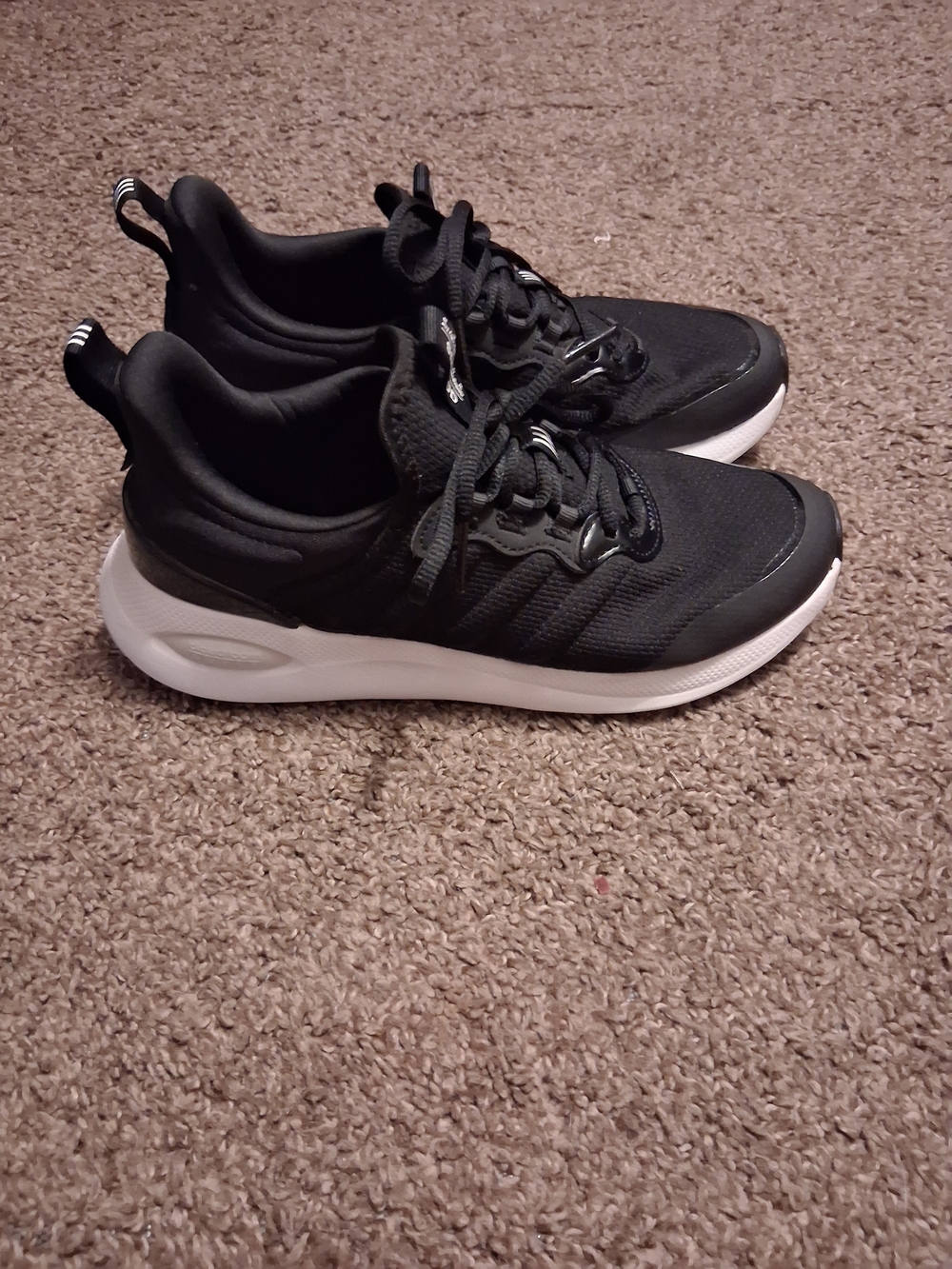 Black Adidas Cloudfoam Womens Sneakers